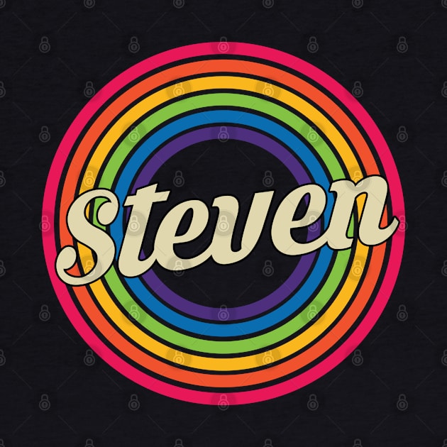 Steven - Retro Rainbow Style by MaydenArt